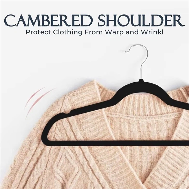Black Velvet Non Slip Hangers suppliers